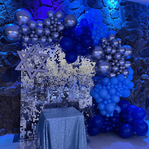 Bar Mitzvah Balloon Backdrop