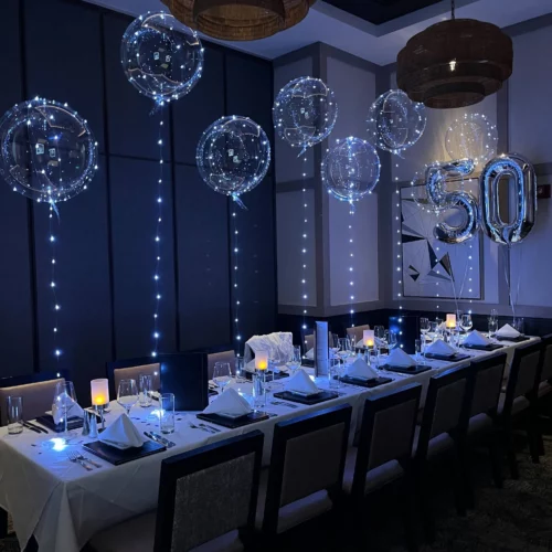 Bar/Bat Mitzvah LED balloons