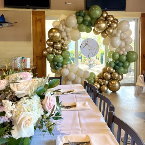 Engagement Balloon Circle Arch