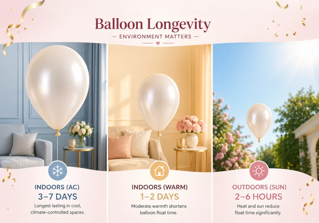 How Long Do Latex Balloons Last With Regular Air